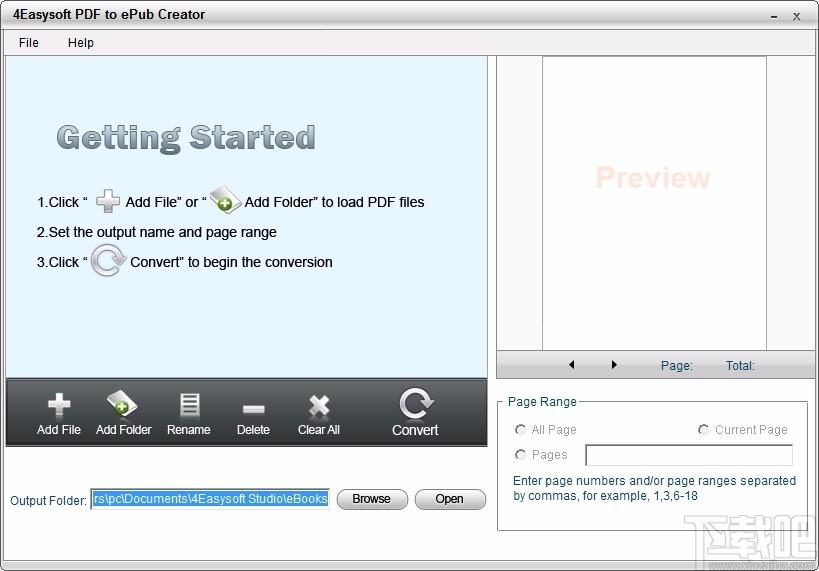 4Easysoft PDF to ePub Creator下载,PDF转ePub转换器
