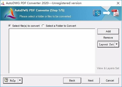 AutoDWG PDF Converter 2020,DWG转PDF,文件转换